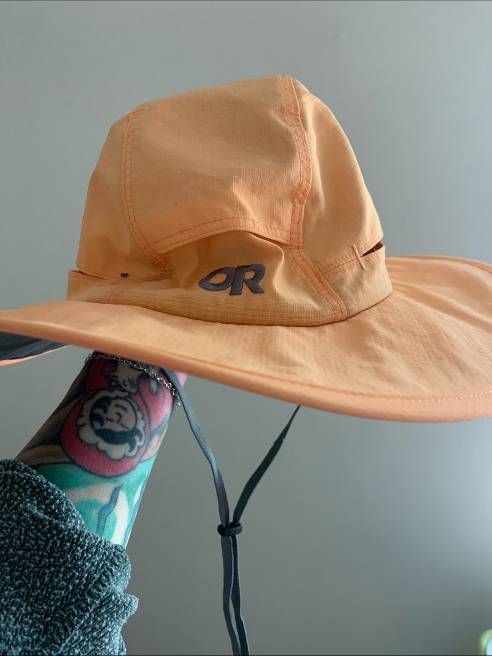 Outdoor Research Orange Breathable Mesh Sun Hat - Picture 5 of 5